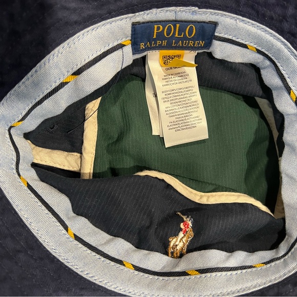Multicolor Polo Ralph Lauren S/M Bucket Hat - Picture 3 of 4
